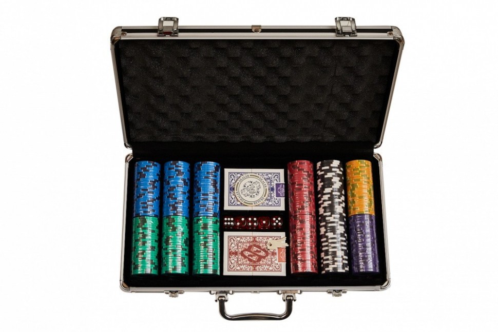 Набор для покера Bullets на 300 фишек 