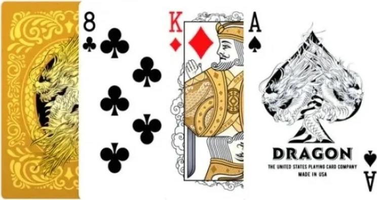 Карты "Bicycle Gold Dragon Premium" 