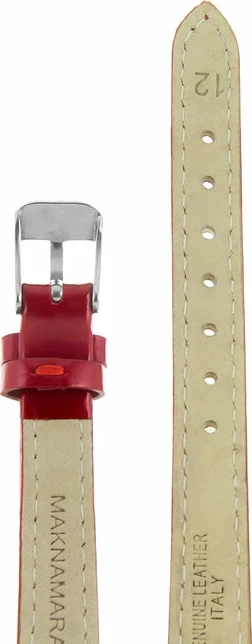 Ремешки maknamara 12 мм красн сер заст 