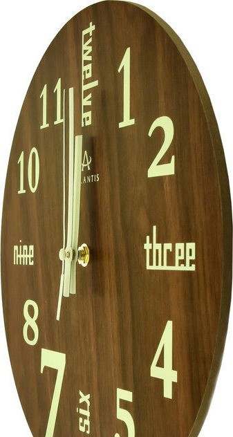 Настенные часы atlantis m6012-3 brown 