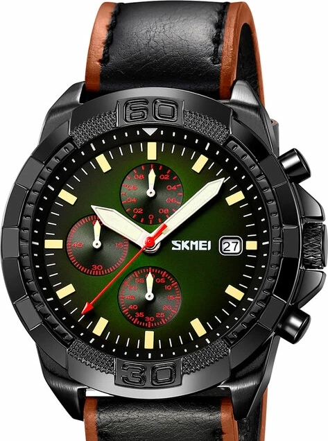 Наручные часы skmei 9347bkgn black/green 