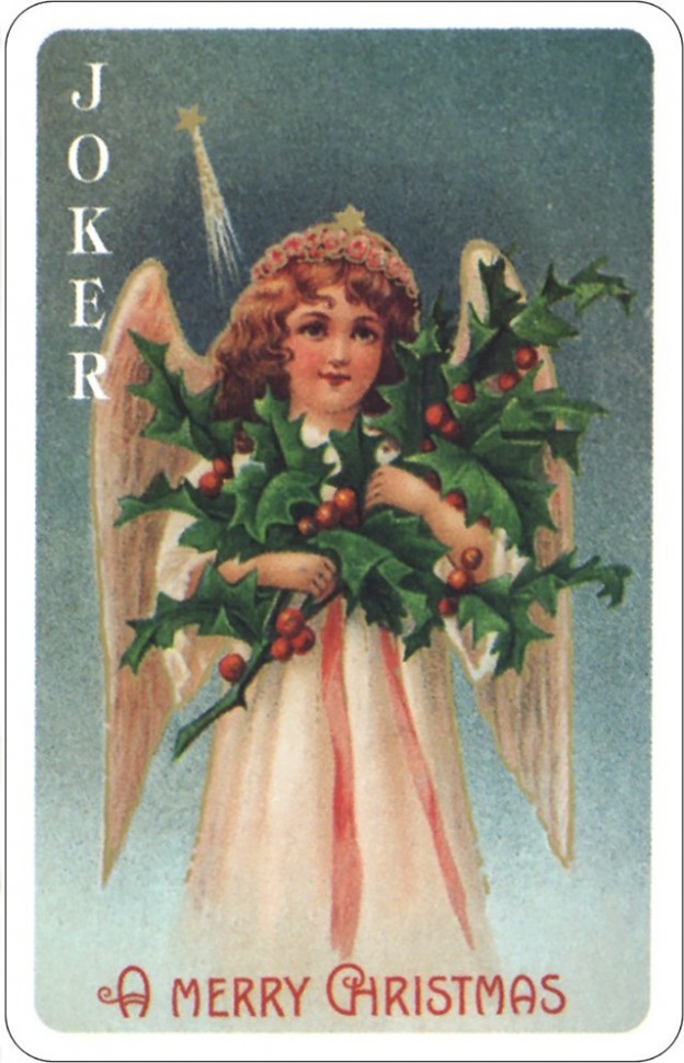 Карты "Old Time Christmas Angels Playing Card Deck" 