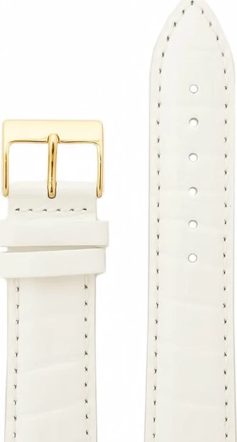Ремешки mario notti s-16, 20 р-р, white золот застежка 