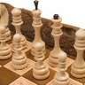 Шахматы + нарды резные "Вардени" 60 с ручкой, Haleyan 