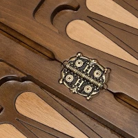 Шахматы + нарды резные &quot;Вардени&quot; 60 с ручкой, Haleyan