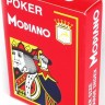 Карты "Modiano Poker" 100% plastic 4 jumbo index red 