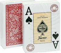 Карты &quot;Fournier 2818 red&quot; 100% пластик