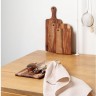 Набор из двух вафельных полотенец изо льна бежевого цвета из коллекции essential, 50х70 см 