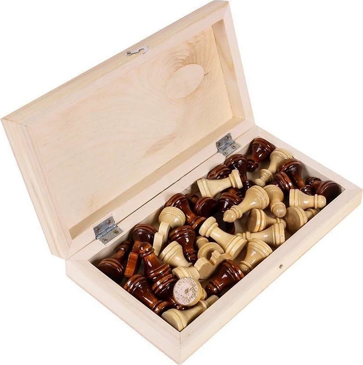 Шахматы "Кировские" малые (Россия, дерево, 29х29х5 см) 