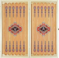 Нарды + Шашки Сирия Львы малые (Россия, дерево, 40 см), Partida