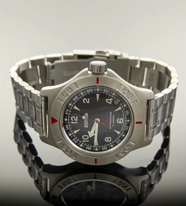 Наручные часы ВОСТОК 2416 (74092Б-22) черн циф браслет 