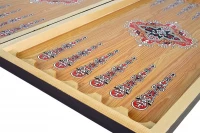 Нарды + Шашки Сирия Красные средние (Россия, дерево, 50 см), Partida