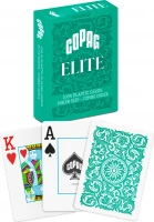 Карты &quot;1546 Elite Plastic Poker Size Jumbo Index green Single deck&quot;