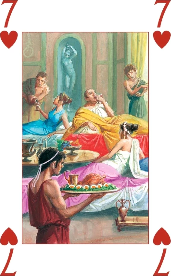 Карты "Ancient Rome Playing Cards" Lo Scarabeo / Древний Рим, Игральные карты 