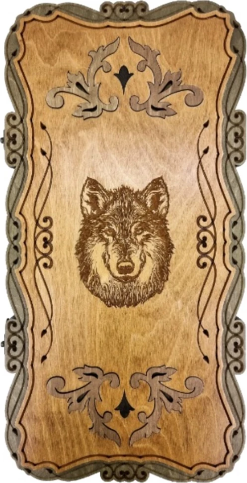 Нарды Марс "Волк" средние (деревянные, 47 см, Россия), Partida 