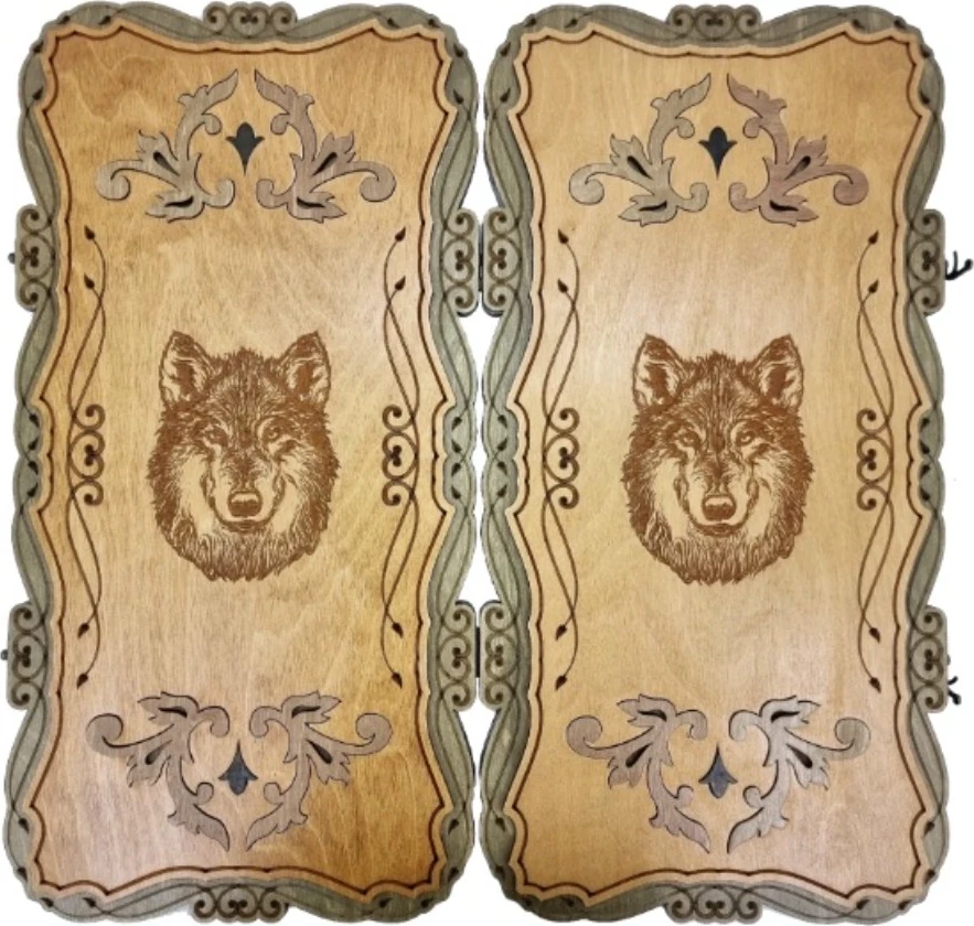 Нарды Марс "Волк" средние (деревянные, 47 см, Россия), Partida 