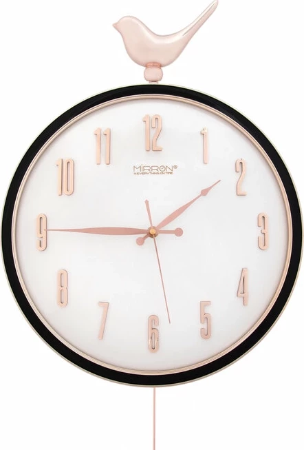 Настенные часы mirron p3284В 3ЧБ 