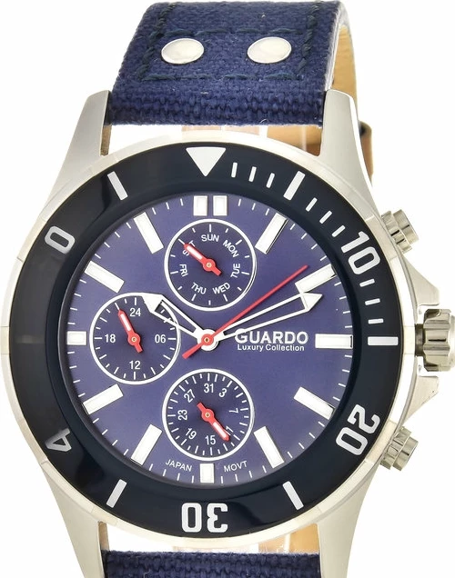 Наручные часы guardo s1043-2.1 темно-синий 
