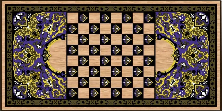 Нарды + Шашки Сирия Башня малые (Россия, дерево, 40 см), Partida 