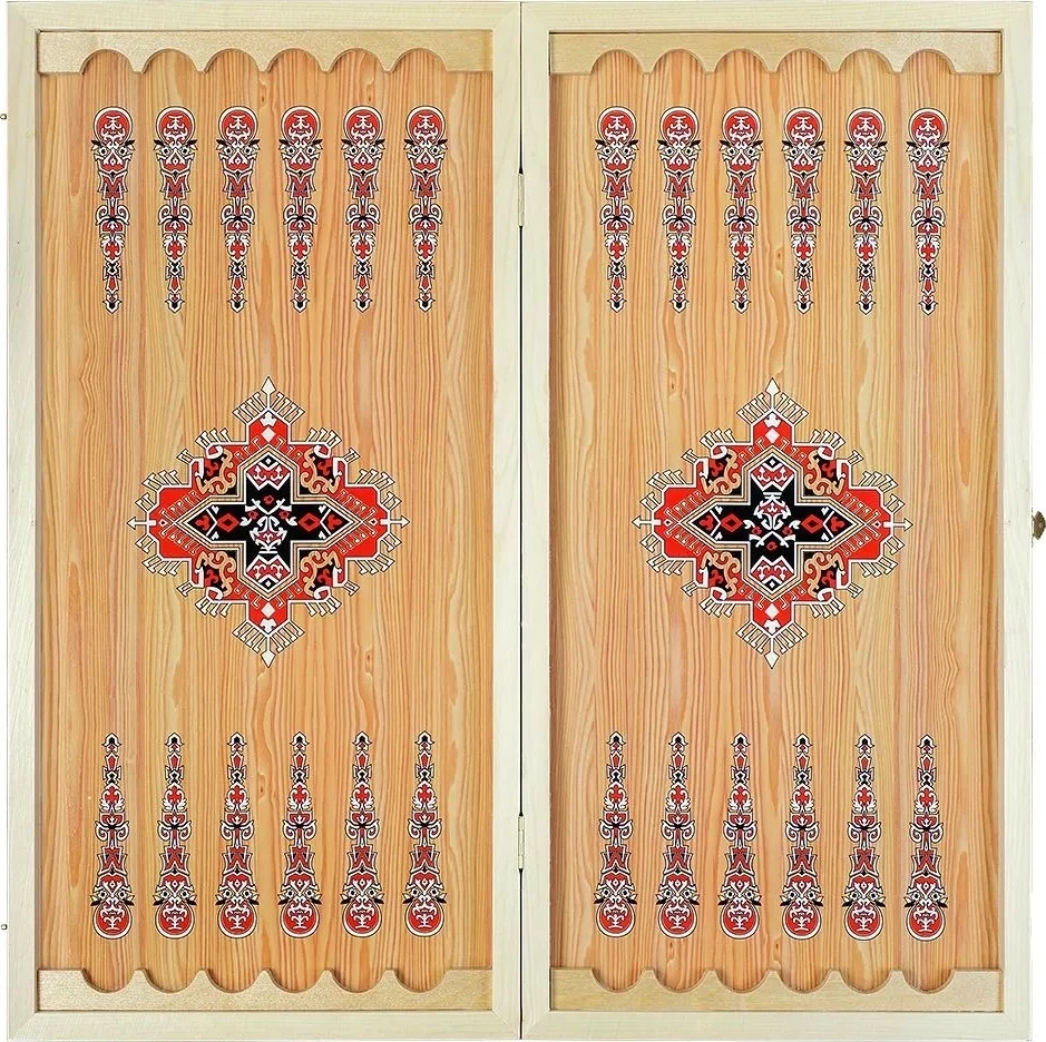 Нарды + Шашки Сирия Башня малые (Россия, дерево, 40 см), Partida 