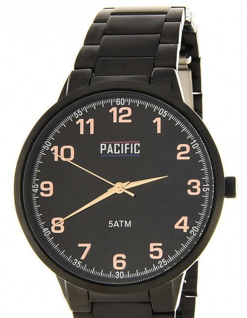 Pacific X0059 корп-чер циф-чер/роз. браслет 