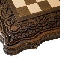 Шахматы + нарды резные &quot;Бриз&quot; 40, Haleyan