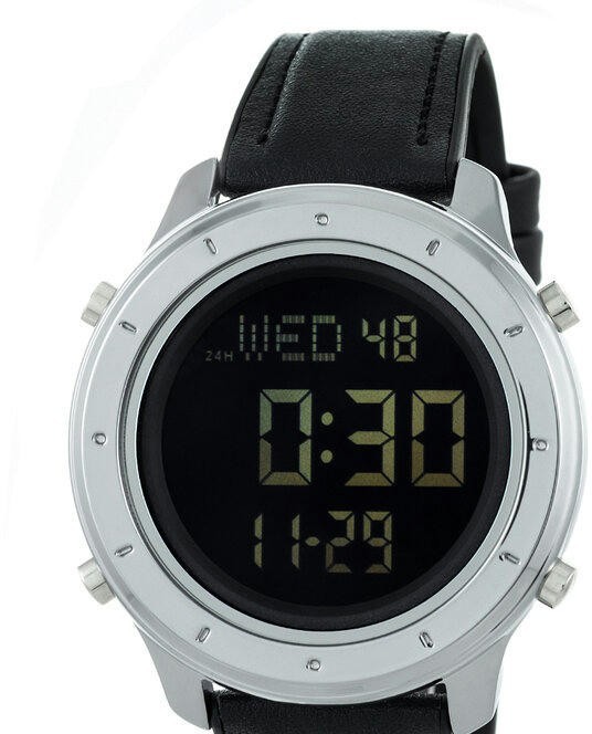 Наручные часы skmei 1864lsibk silver/black-leather 