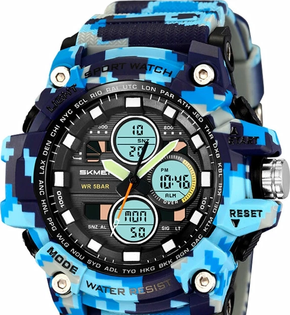 Наручные часы skmei 2349cmbu blue camo 