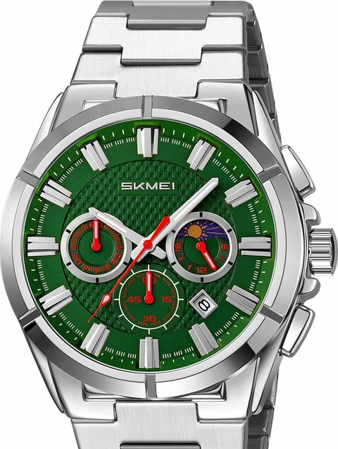 Наручные часы skmei 9355sign silver/green 