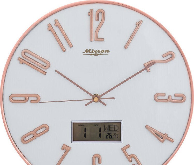 Настенные часы mirron s928b-1жк 3Б 