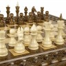 Шахматы + нарды резные "Армянский Орнамент 2" 40, Haleyan 