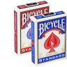 Карты "Bicycle Blank Back Standard Face red/blue" 