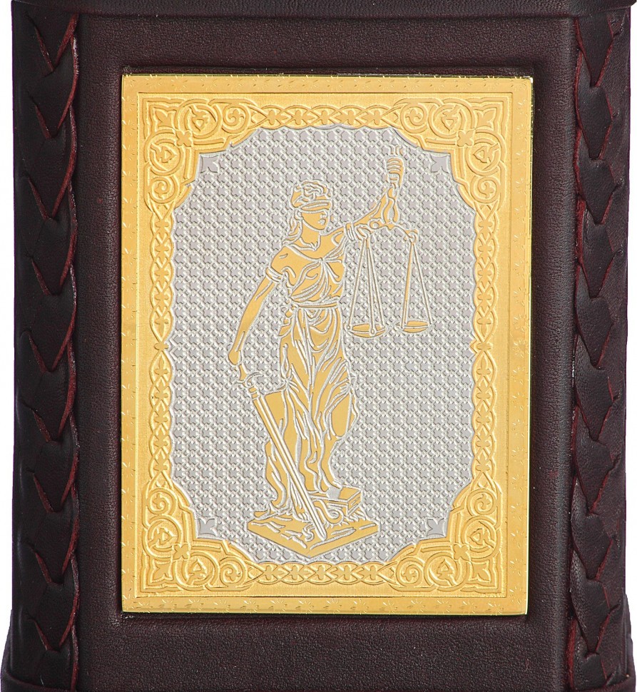 Графин «Фемида-3» с накладкой покрытой золотом 999 пробы 