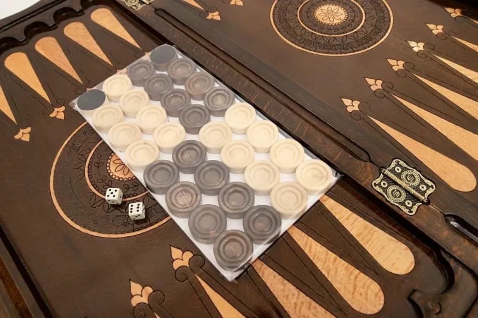 Нарды резные "Лев 2", Simonyan 