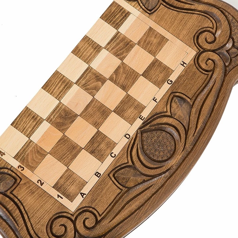 Шахматы + нарды резные 50, am451, Mirzoyan 