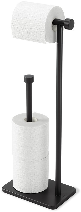 Держатель для туалетной бумаги cappa, 20х12х52 см, черный 