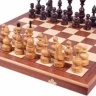 Шахматы "Дебют" 48 см маркетри, Madon (деревянные, Польша) 