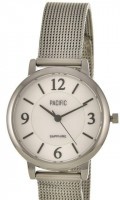 Наручные часы pacific x6147-1 корп-хром циф-бел/черн сетка