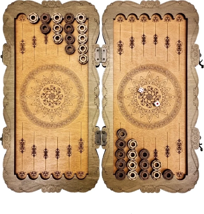 Нарды "Марс-1" средние (деревянные, 47 см, Россия), Partida 