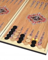 Нарды + Шашки Сирия Тигр большие (Россия, дерево, 60 см), Partida