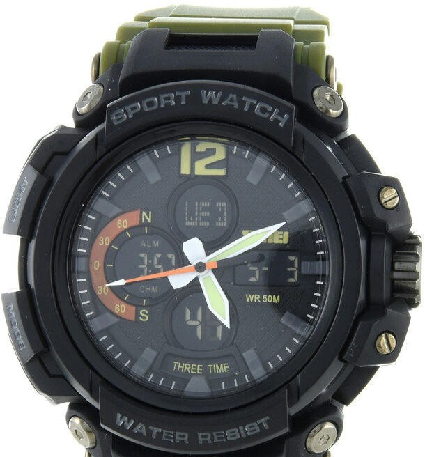 Наручные часы skmei 1343ag army green 
