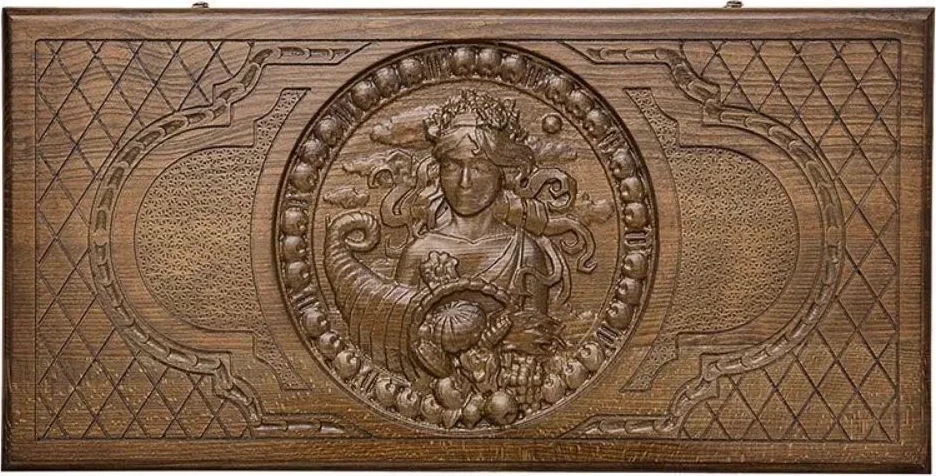 Нарды резные "Зодиак Дева", Ustyan 