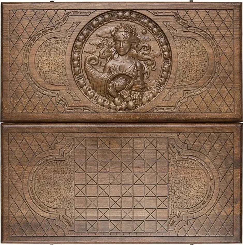 Нарды резные "Зодиак Дева", Ustyan 