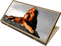 Нарды + Шашки Сирия Лев в Саванне большие (Россия, дерево, 60 см), Partida