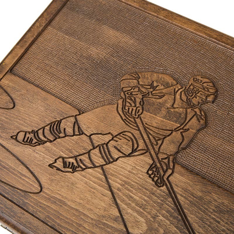 Нарды резные "Хоккей", Ustyan 