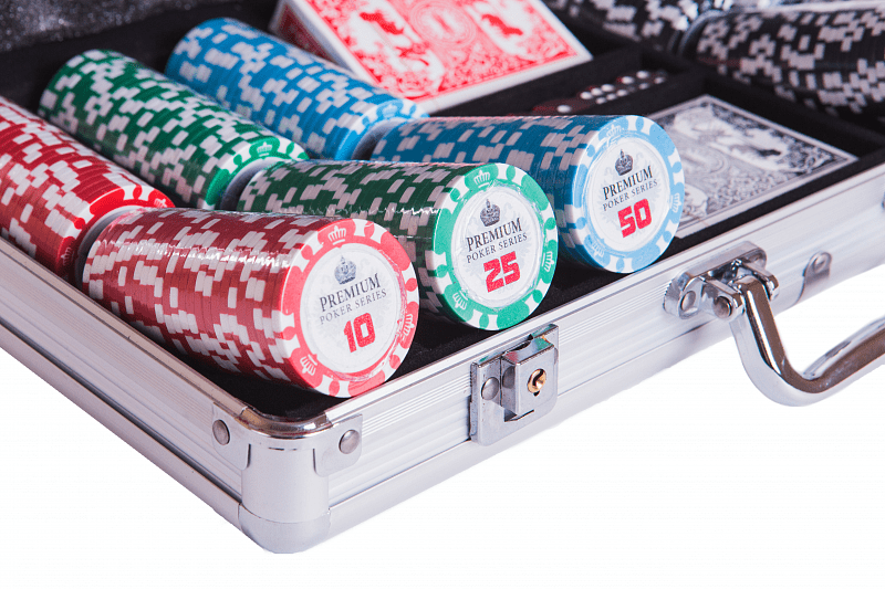 Набор для покера Premium Crown на 300 фишек 