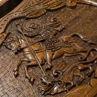 Нарды резные &quot;Георгий Победоносец&quot;, Haleyan