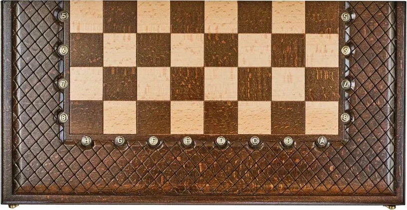 Шахматы + нарды резные "Эндшпиль 1" 50, Simonyan 