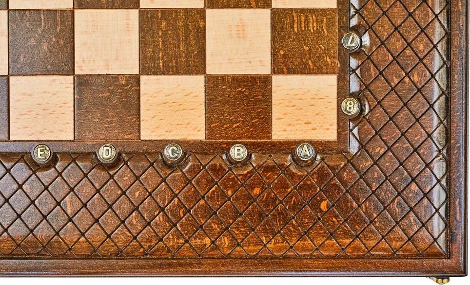 Шахматы + нарды резные "Эндшпиль 1" 50, Simonyan 