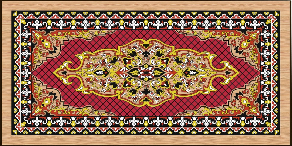 Нарды + Шашки Сирия Красные большие (Россия, дерево, 60 см), Partida 